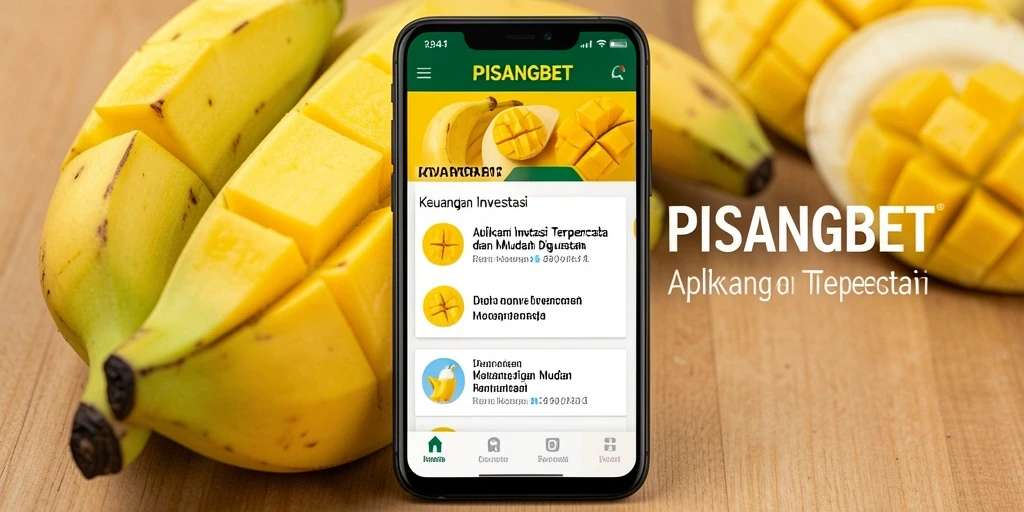 Tampilan antarmuka PISANGBET yang modern dan mudah digunakan.
