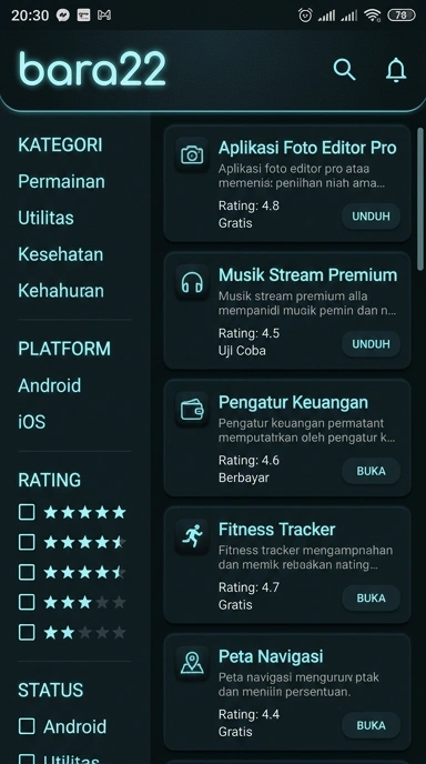 Aplikasi Populer — Temukan Semua di bara22